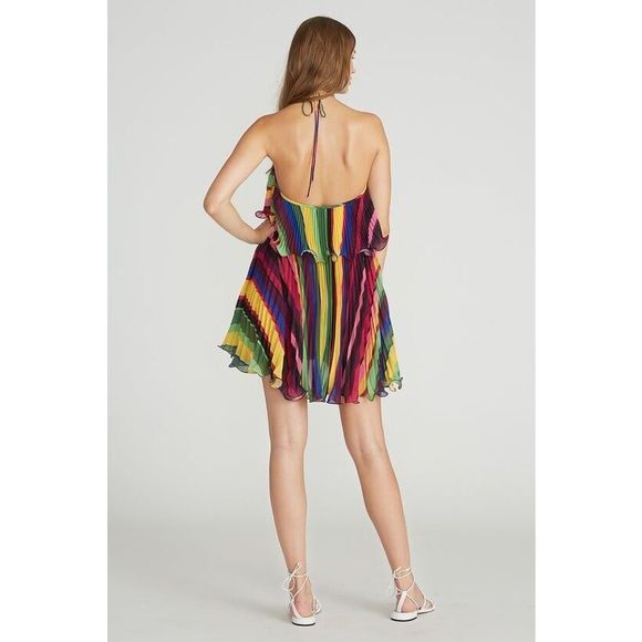 AMUR Multicolor Striped Mini Dress - Picture 5 of 9
